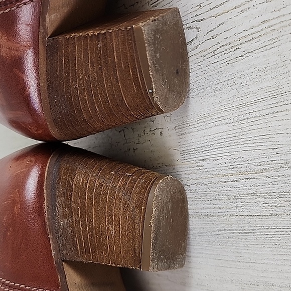 Madewell 1937 Winston Boot Western Style Ankle Bootie boot Size 10 Brown Leather - Picture 12 of 14